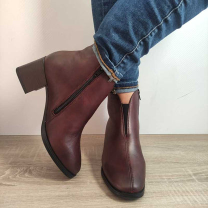 GHETE ELEGANTE DAMA REMONTE D0V81-35 BORDO