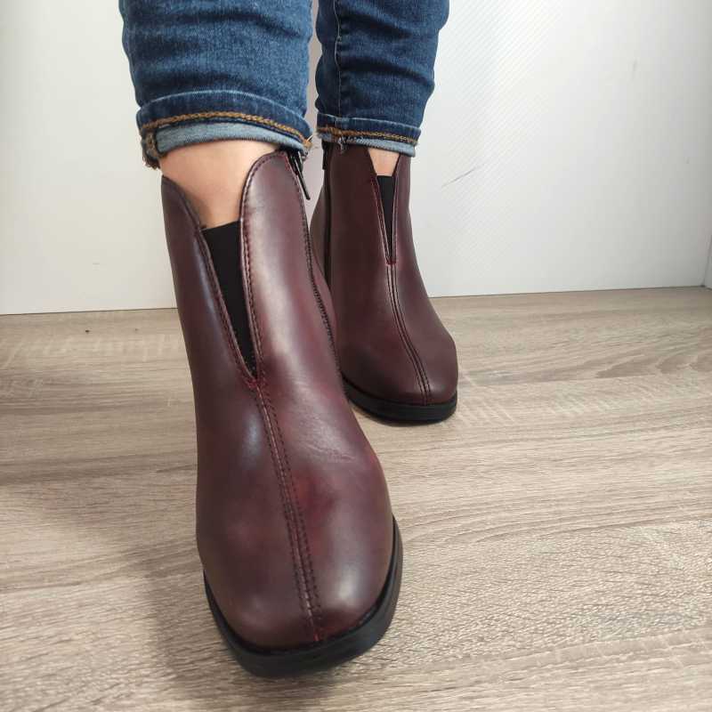 GHETE ELEGANTE DAMA REMONTE D0V81-35 BORDO - imagine 5