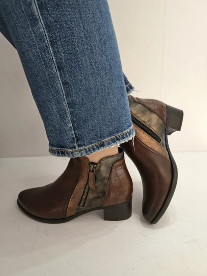 GHETE ELEGANTE DAMA REMONTE R5172-23 MARO + MARO METALIC