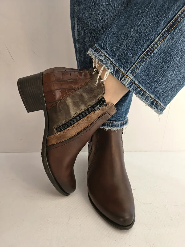 GHETE ELEGANTE DAMA REMONTE R5172-23 MARO + MARO METALIC