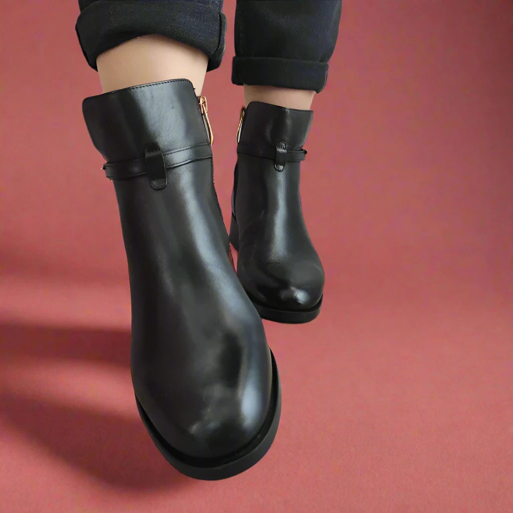 GHETE ELEGANTE DAMA TAMARIS 25321-43 NEGRE - imagine 3