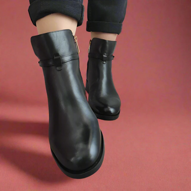 GHETE ELEGANTE DAMA TAMARIS 25321-43 NEGRE - imagine 3