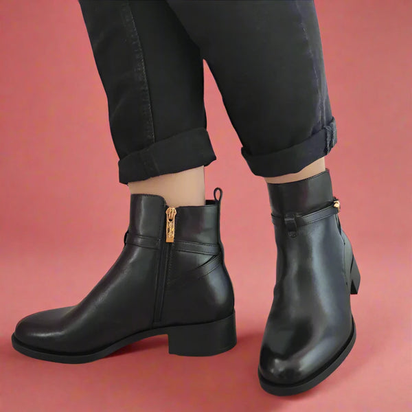 GHETE ELEGANTE DAMA TAMARIS 25321-43 NEGRE - imagine 2