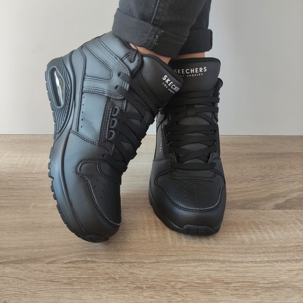 GHETE SPORT ADOLESCENTI ( DAMA / BARBATI ) SKECHERS 177099 NEGRE - imagine 4