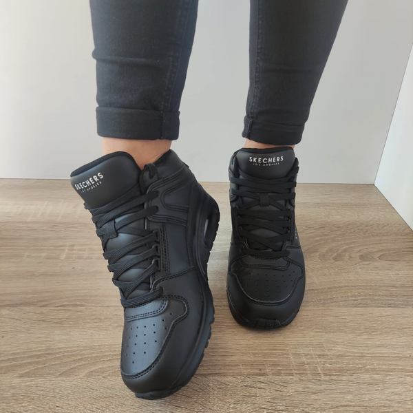 GHETE SPORT ADOLESCENTI ( DAMA / BARBATI ) SKECHERS 177099 NEGRE - imagine 5