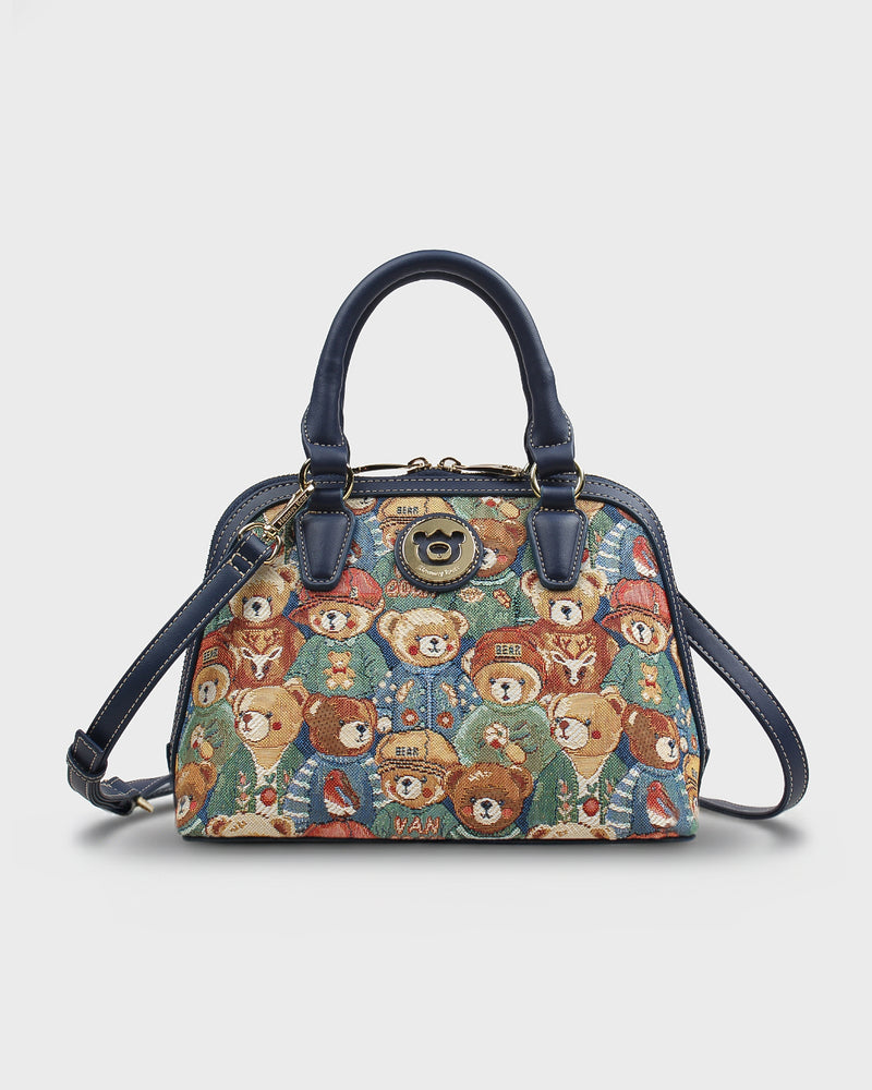 GEANTA DAMA HENNEY BEAR H-1180 GREEN BEAR