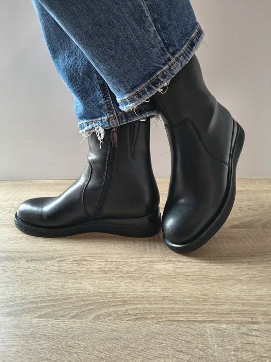 GHETE CASUAL DAMA PASS 70036 01-N NEGRE