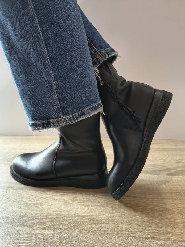 GHETE CASUAL DAMA PASS 70036 01-N NEGRE