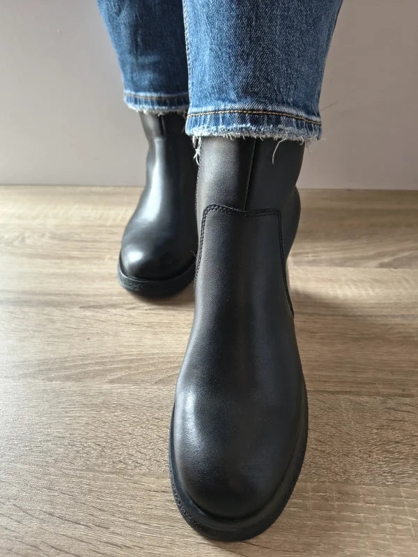 GHETE CASUAL DAMA PASS 70036 01-N NEGRE