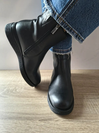 GHETE CASUAL DAMA PASS 70036 01-N NEGRE