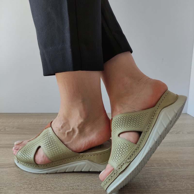 SABOTI CASUAL DAMA BIO FLEX 05-6104 OLIVE - imagine 3