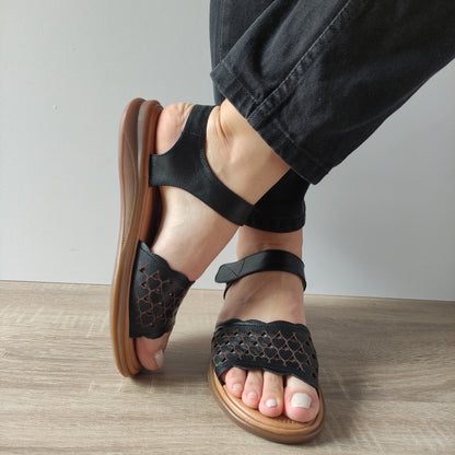 SANDALE CASUAL DAMA FORMAZIONE 50038 NEGRE
