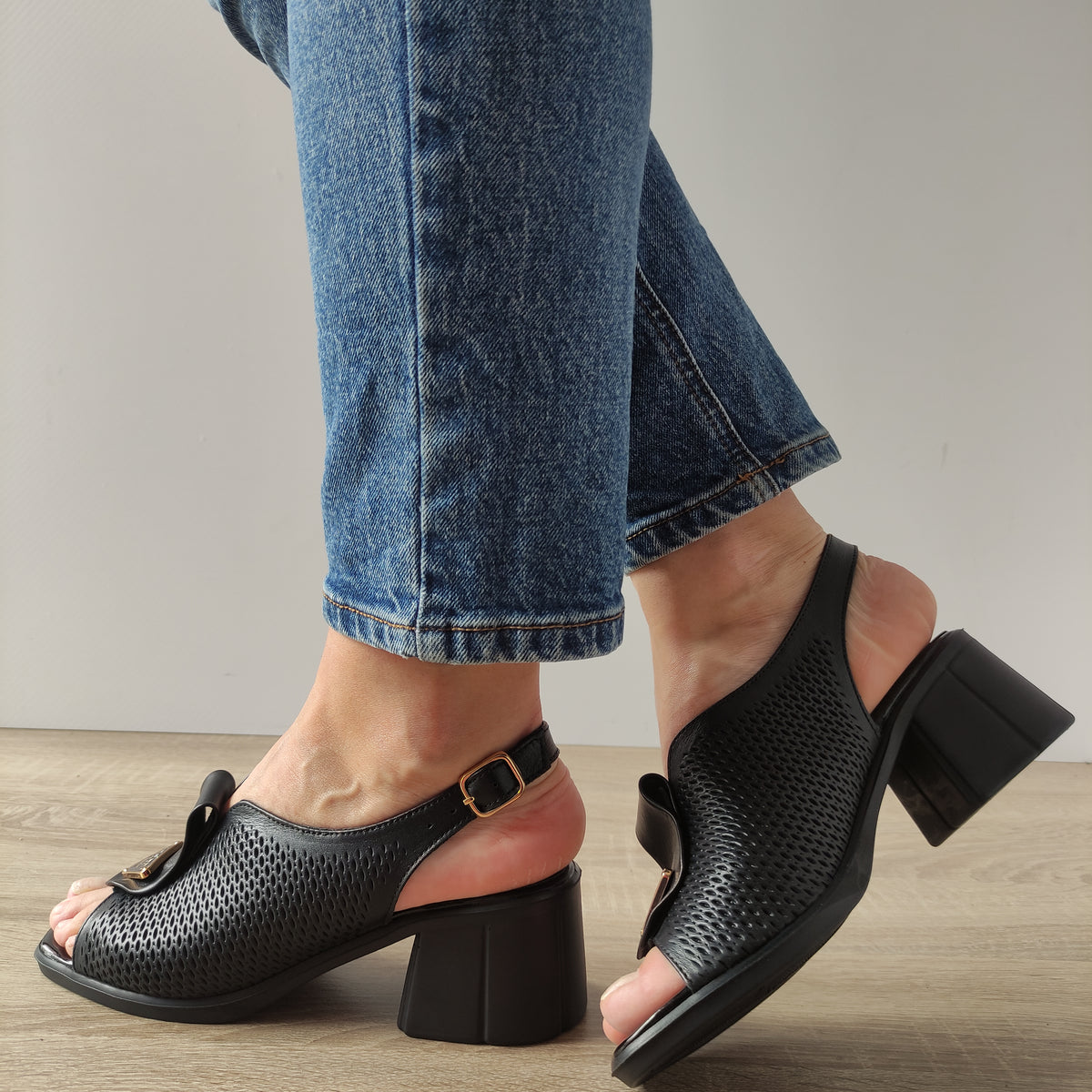 SANDALE CASUAL DAMA DOGATI 9501-03 NEGRE - imagine 2