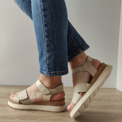 SANDALE CASUAL DAMA TAMARIS 88715-42 BEJ