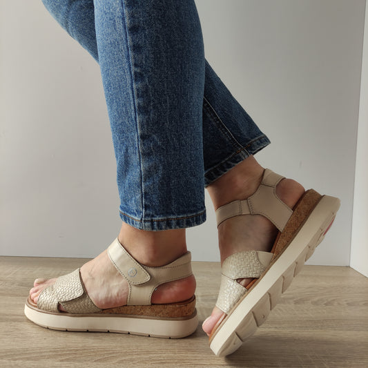 SANDALE CASUAL DAMA TAMARIS 88715-42 BEJ