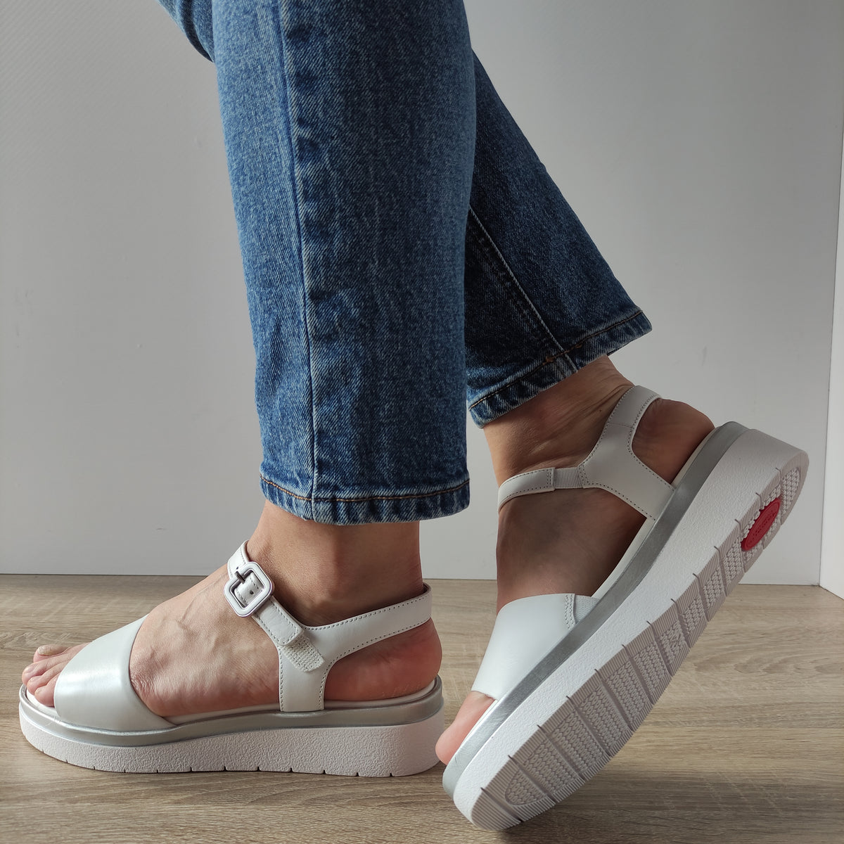 SANDALE CASUAL DAMA TAMARIS 88708-42 ALBE - imagine 2