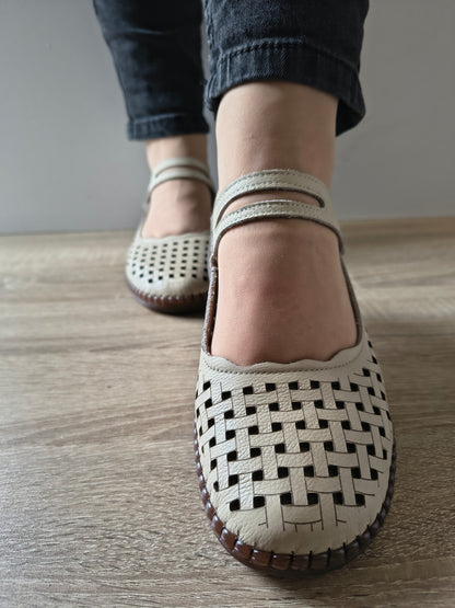 PANTOFI CASUAL DAMA FORMAZIONE 9682 CREM