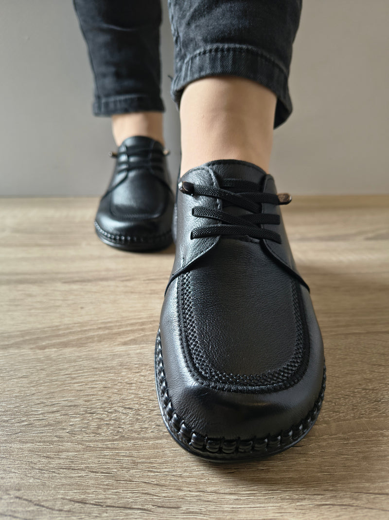 PANTOFI CASUAL DAMA FORMAZIONE KM327 NEGRU - imagine 4