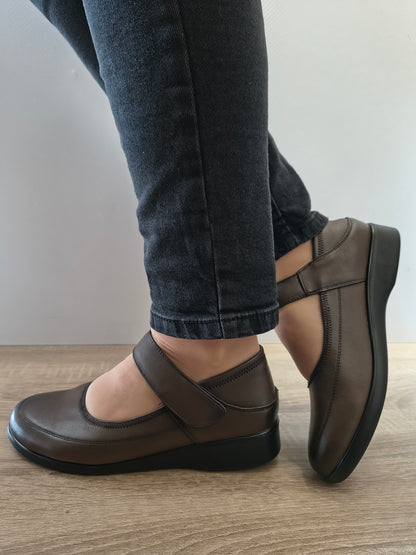 PANTOFI CASUAL DAMA FORMAZIONE 6601 COFFEE