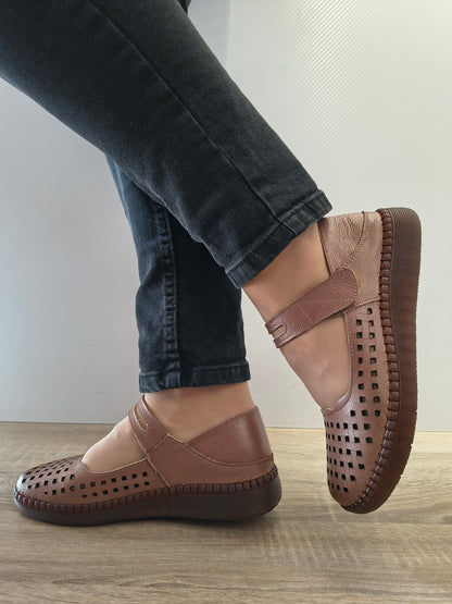 PANTOFI CASUAL DAMA FORMAZIONE 9682 DARK APRICOT