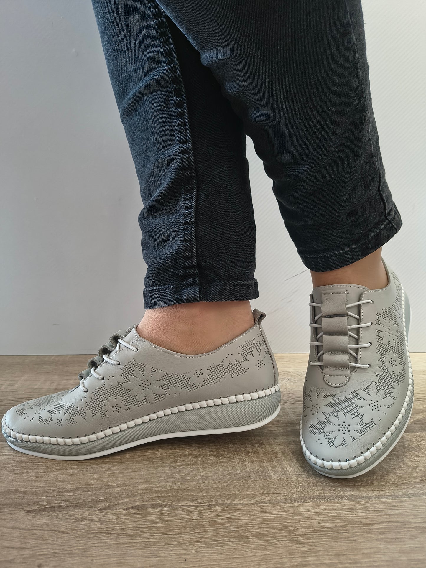 PANTOFI CASUAL DAMA BIO FLEX 023 NY-116 GRI
