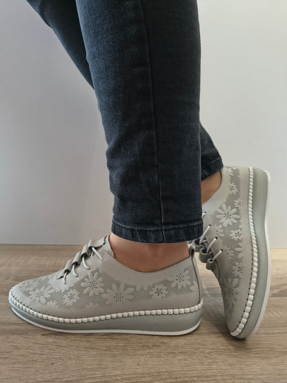 PANTOFI CASUAL DAMA BIO FLEX 023 NY-116 GRI