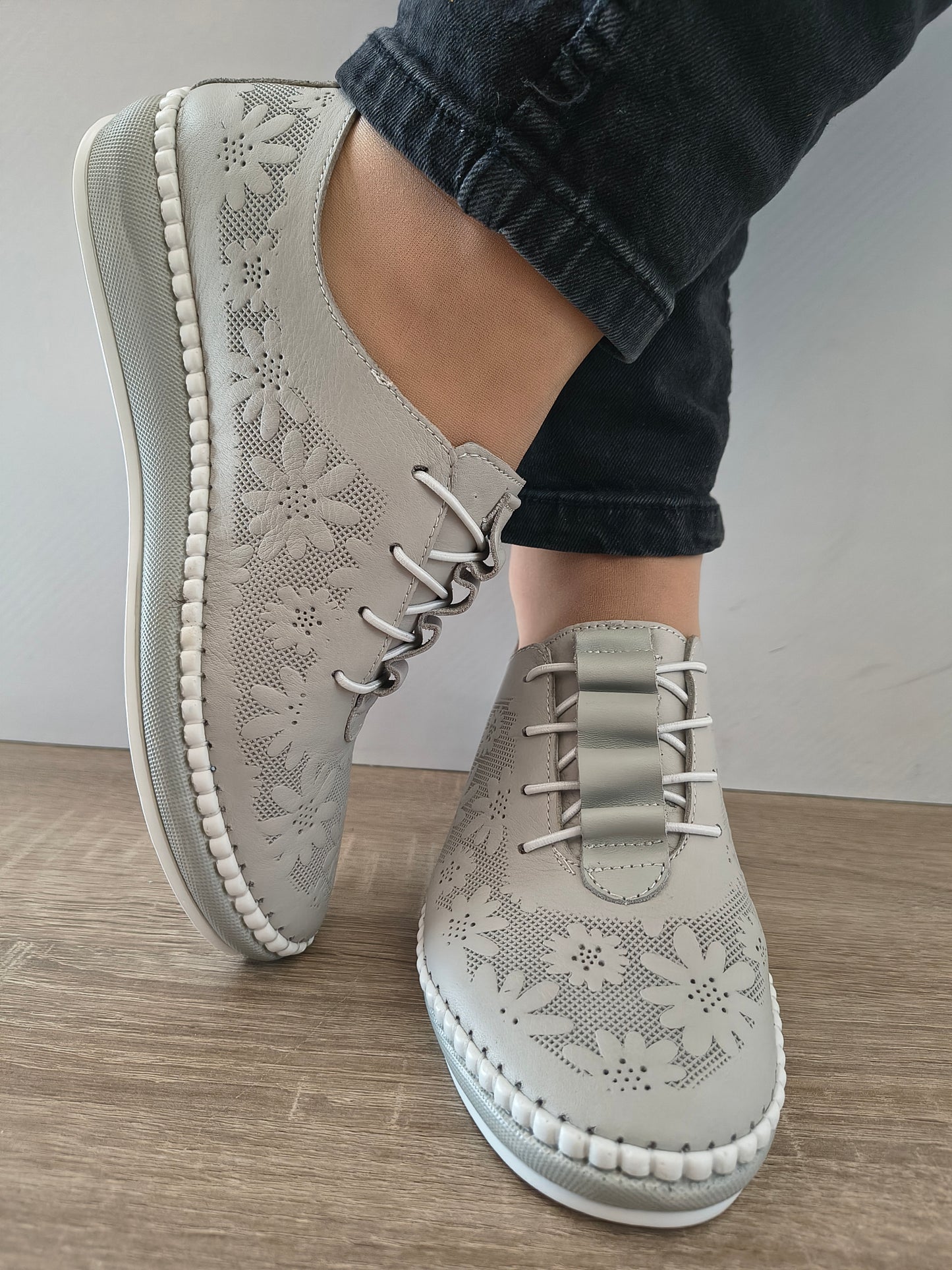 PANTOFI CASUAL DAMA BIO FLEX 023 NY-116 GRI