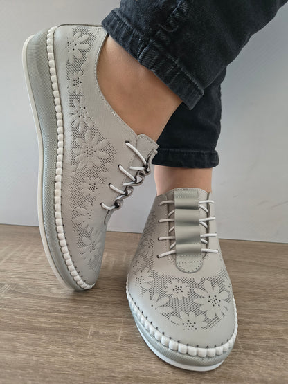 PANTOFI CASUAL DAMA BIO FLEX 023 NY-116 GRI