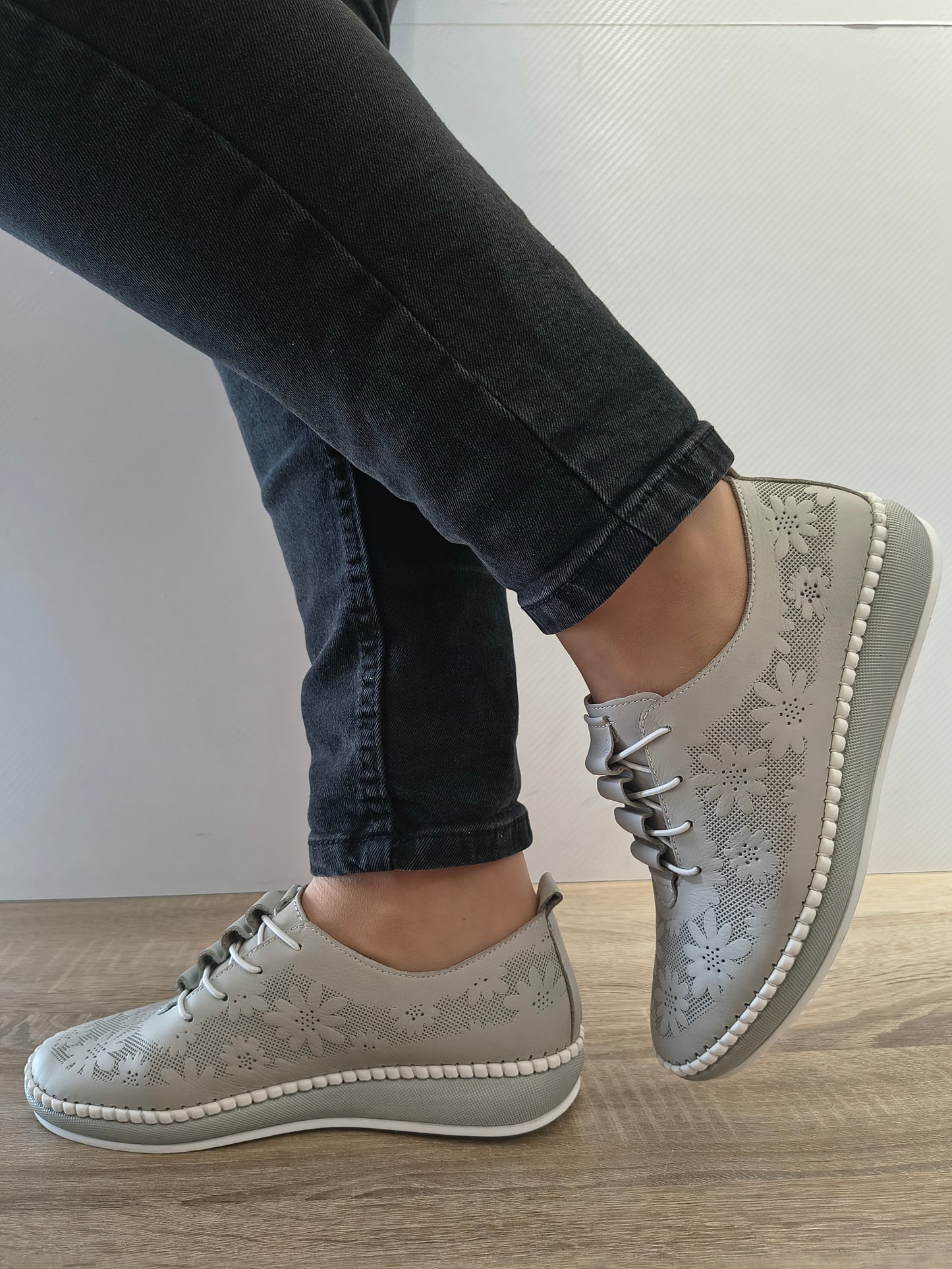 PANTOFI CASUAL DAMA BIO FLEX 023 NY-116 GRI
