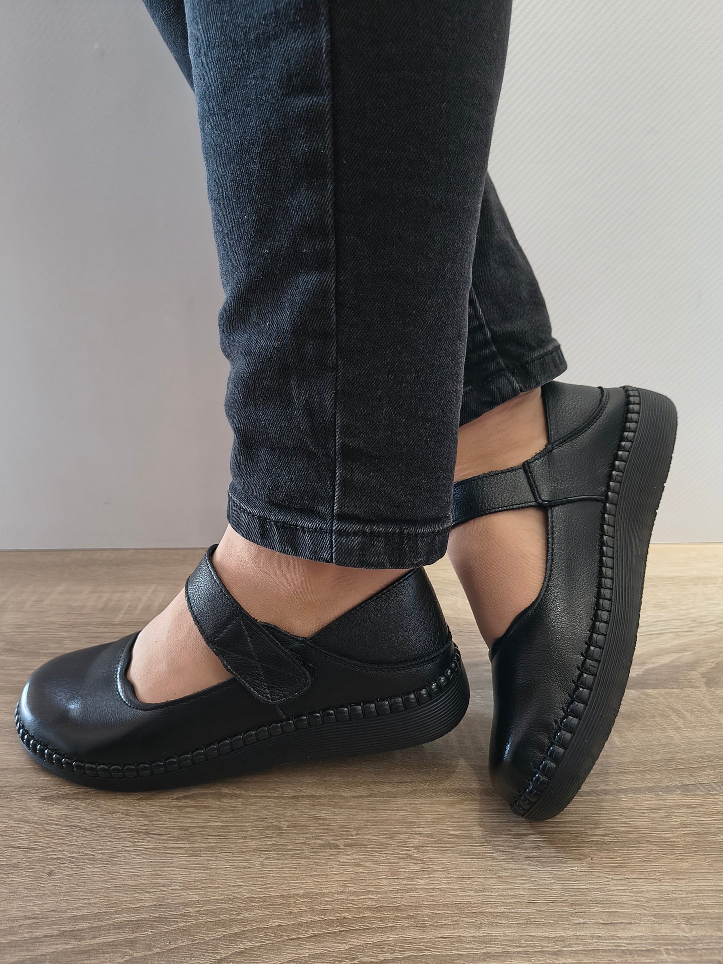 PANTOFI CASUAL DAMA FORMAZIONE 9683 NEGRU