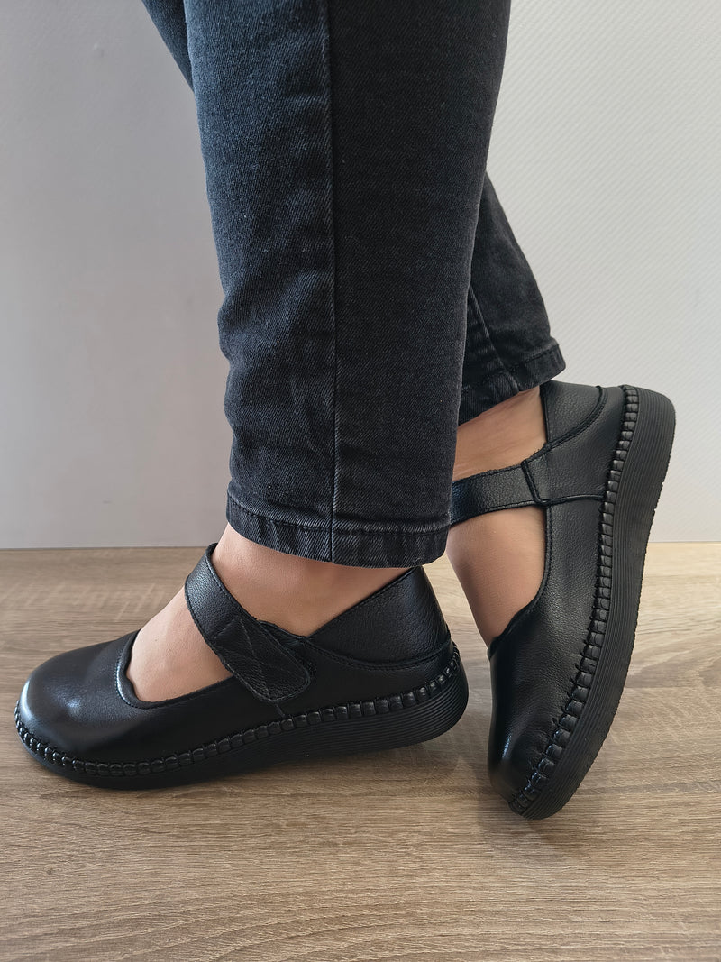 PANTOFI CASUAL DAMA FORMAZIONE 9683 NEGRU - imagine 3