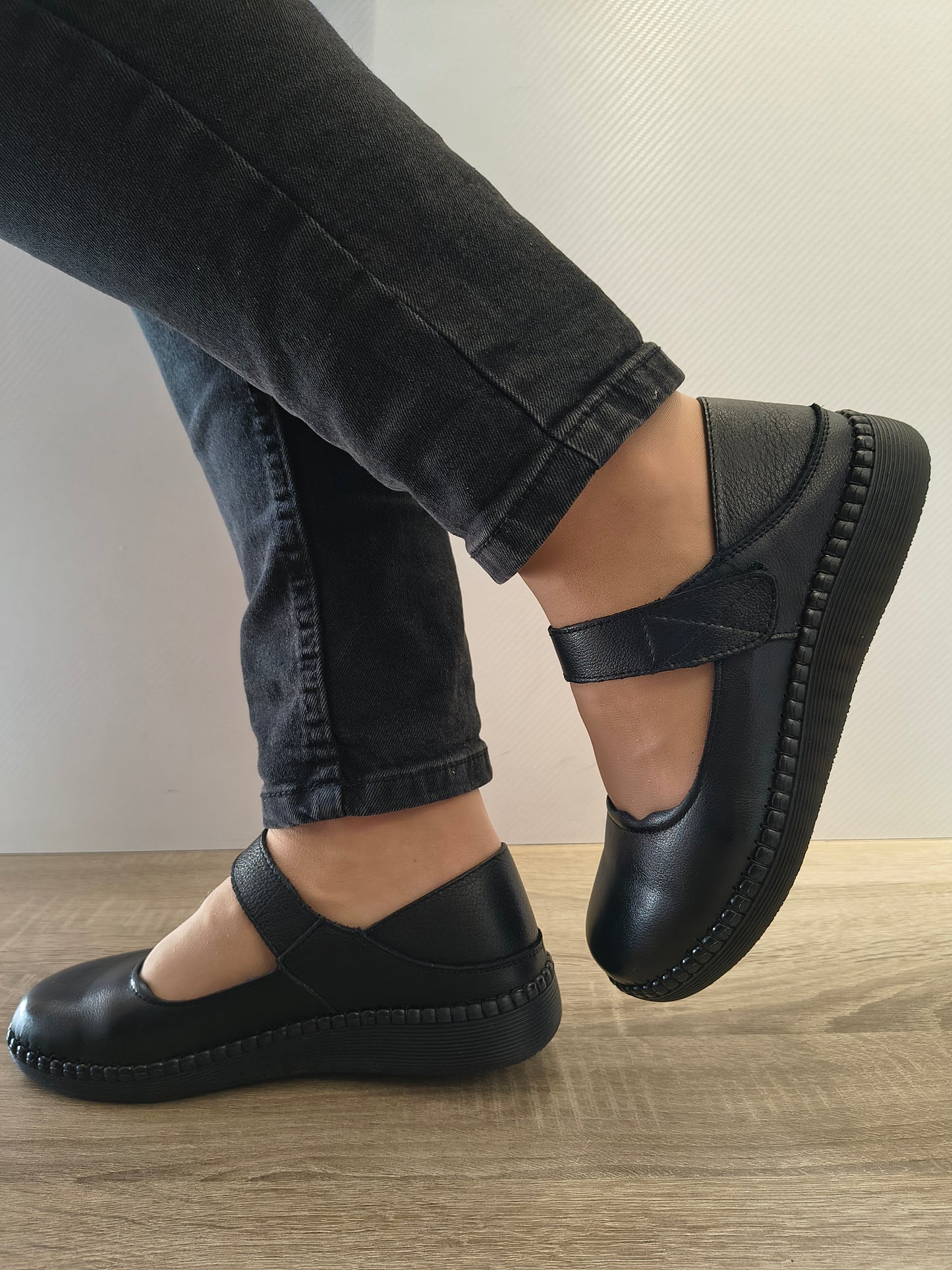 PANTOFI CASUAL DAMA FORMAZIONE 9683 NEGRU