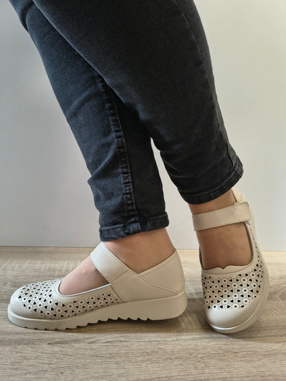 PANTOFI CASUAL DAMA FORMAZIONE 80-27 CREM