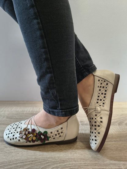 PANTOFI CASUAL DAMA FORMAZIONE 20259-2 CREM