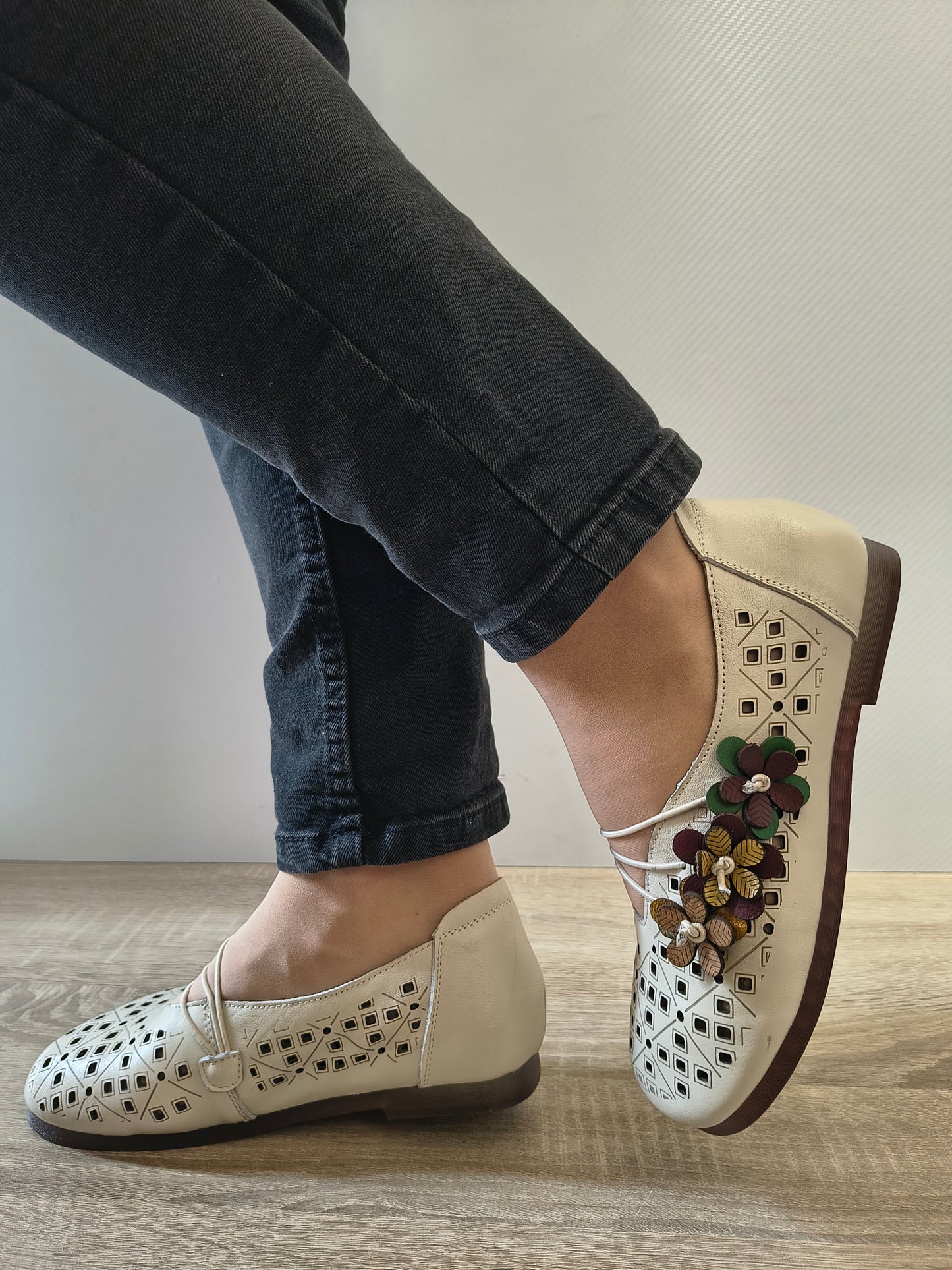 PANTOFI CASUAL DAMA FORMAZIONE 20259-2 CREM