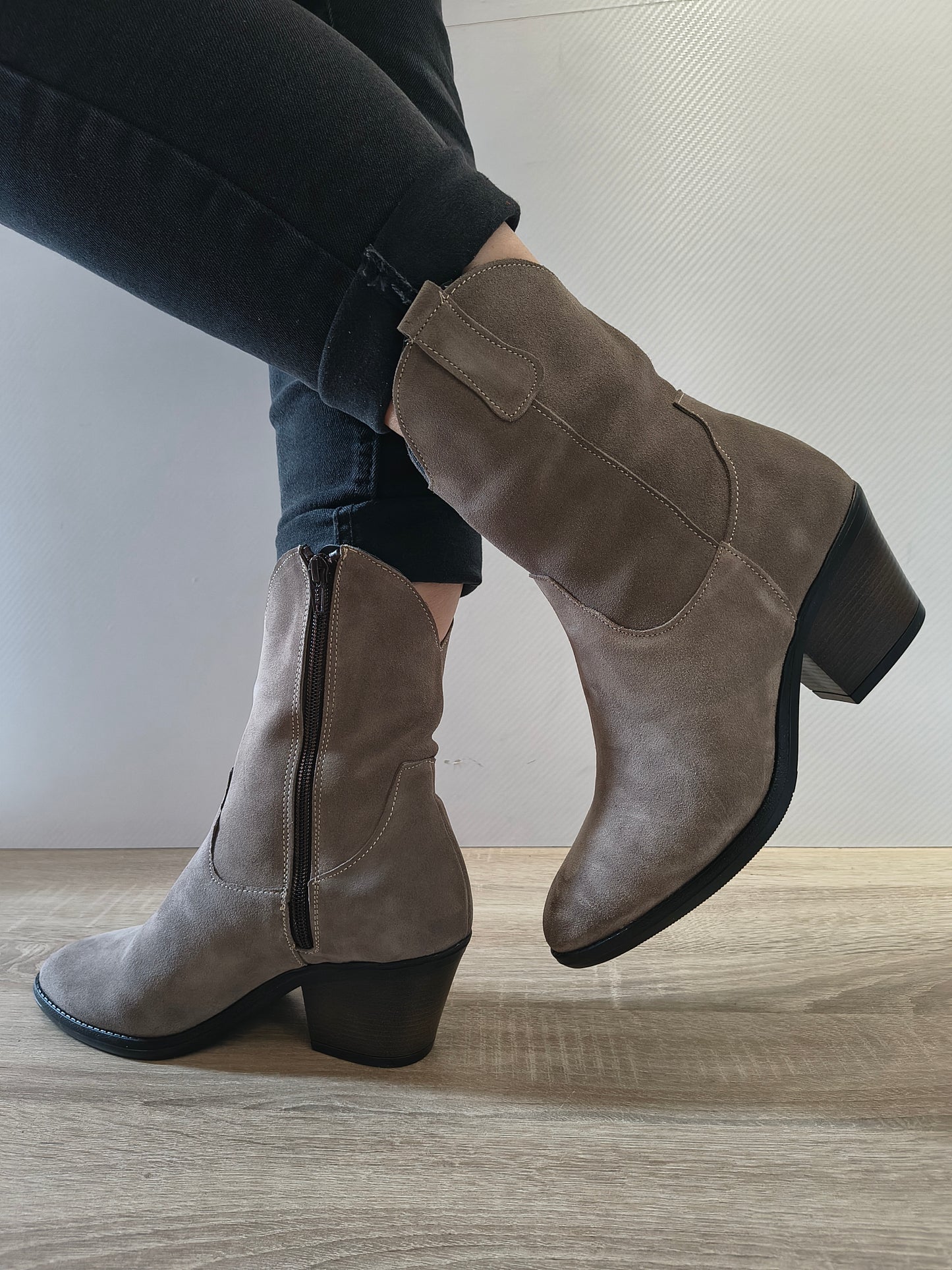 GHETE CASUAL DAMA PERLLA 3518 GREJ VELUR