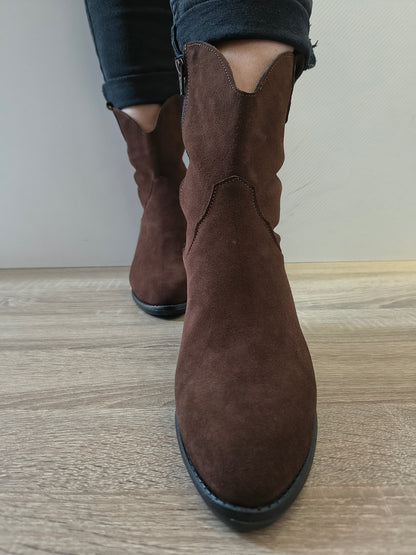 GHETE CASUAL DAMA PERLLA 3518-6 MARO VELUR