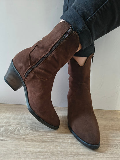 GHETE CASUAL DAMA PERLLA 3518-6 MARO VELUR