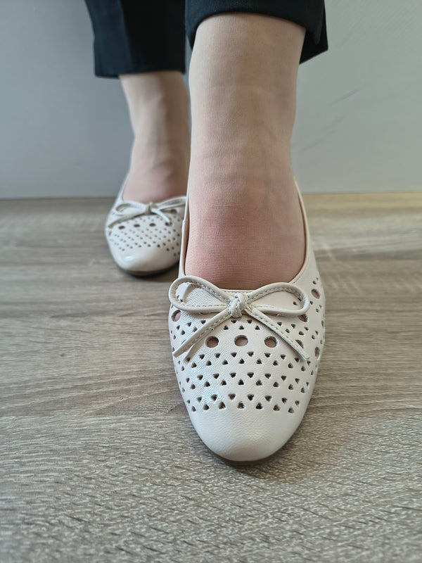 PANTOFI CASUAL DAMA FORMAZIONE 21755 CREM - imagine 4