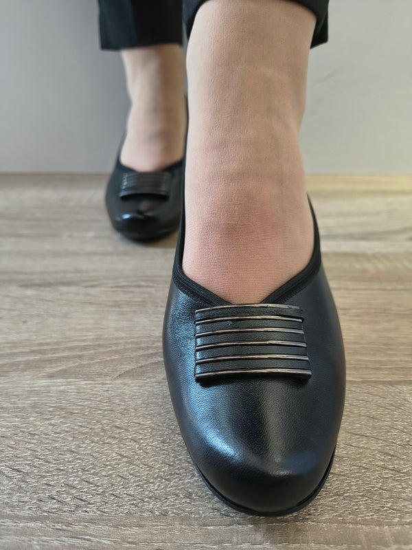PANTOFI ELEGANTI DAMA AGA 01896 2198 000 NEGRU - imagine 4