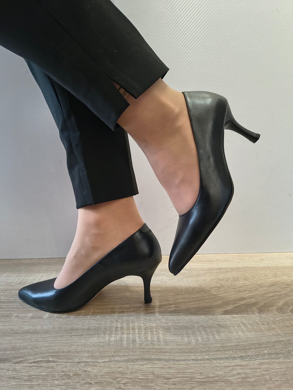 PANTOFI ELEGANTI DAMA ANTONIO 5420 NEGRU - imagine 6