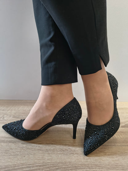 PANTOFI ELEGANTI DAMA TAMARIS 22457-44 043 NEGRU GLAM