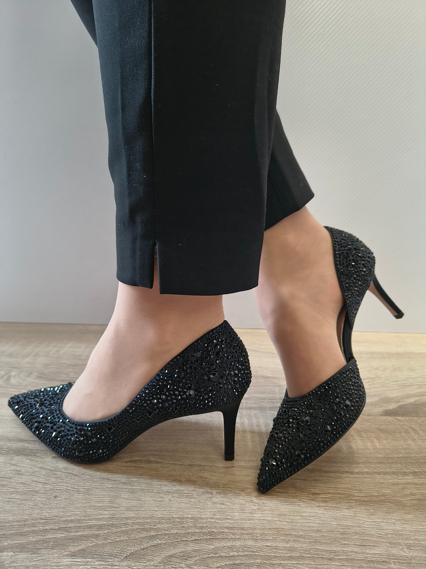 PANTOFI ELEGANTI DAMA TAMARIS 22457-44 043 NEGRU GLAM