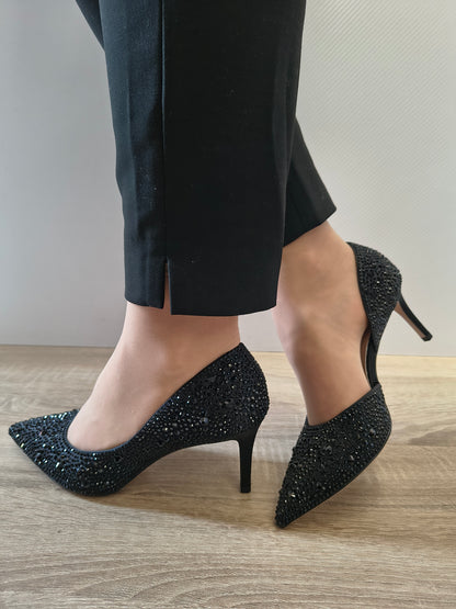 PANTOFI ELEGANTI DAMA TAMARIS 22457-44 043 NEGRU GLAM