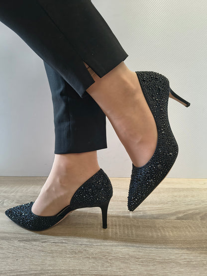 PANTOFI ELEGANTI DAMA TAMARIS 22457-44 043 NEGRU GLAM