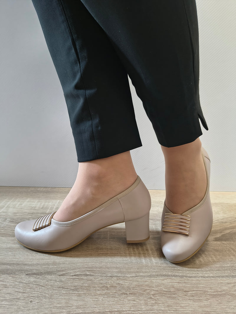 PANTOFI ELEGANTI DAMA AGA 01896 3190 000 NUDE - imagine 2