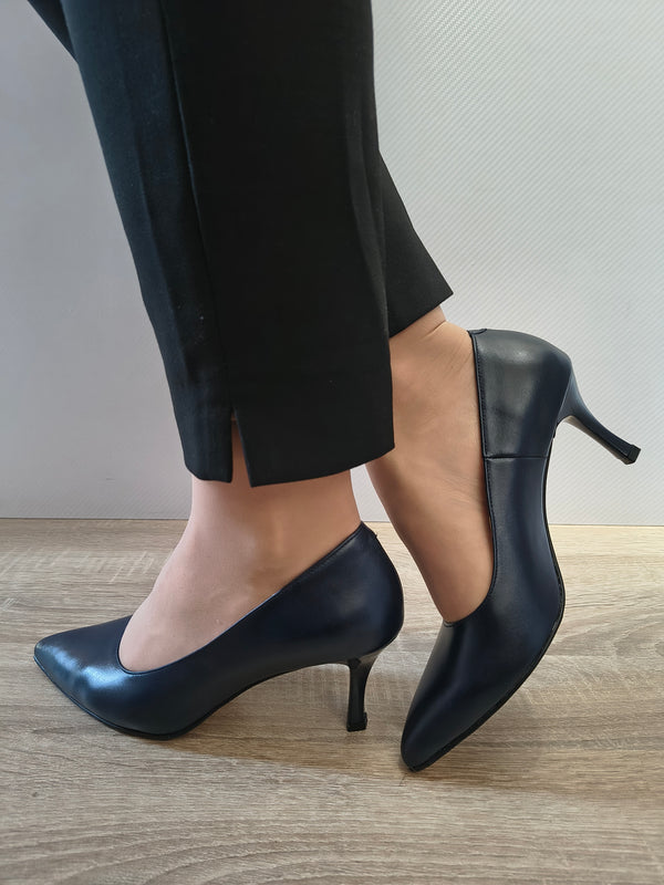 PANTOFI ELEGANTI DAMA ANTONIO 5420 BLEUMARIN - imagine 3