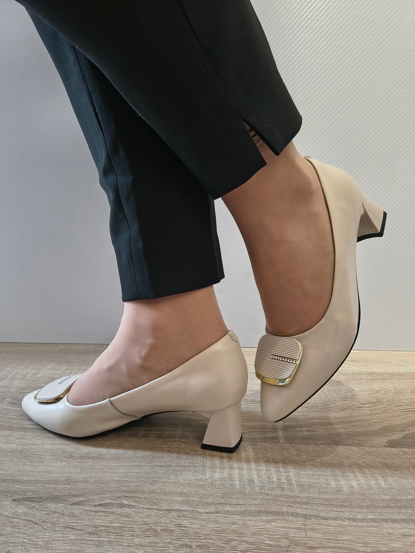 PANTOFI ELEGANTI DAMA FORMAZIONE 6166050 CREM