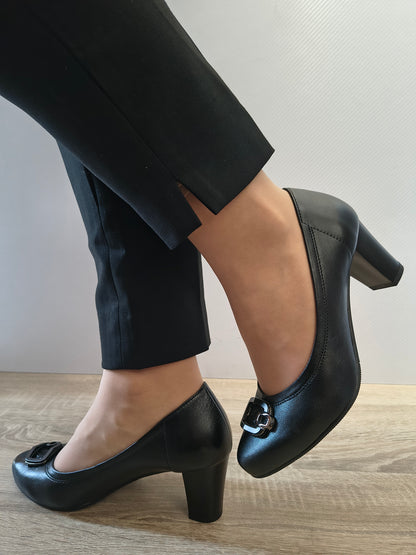 PANTOFI ELEGANTI DAMA GALANT 4012 NEGRU B/F NS