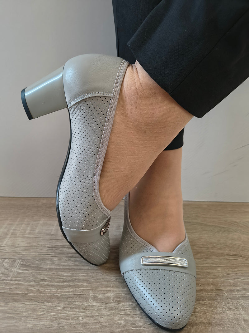 PANTOFI ELEGANTI DAMA GALANT 3005 GRI 2009 - imagine 5